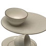 AVET Bol Radial 670 ml - Stoneware, Diámetro 14.5 cm, Altura 7.5 cm (6 Unidades)